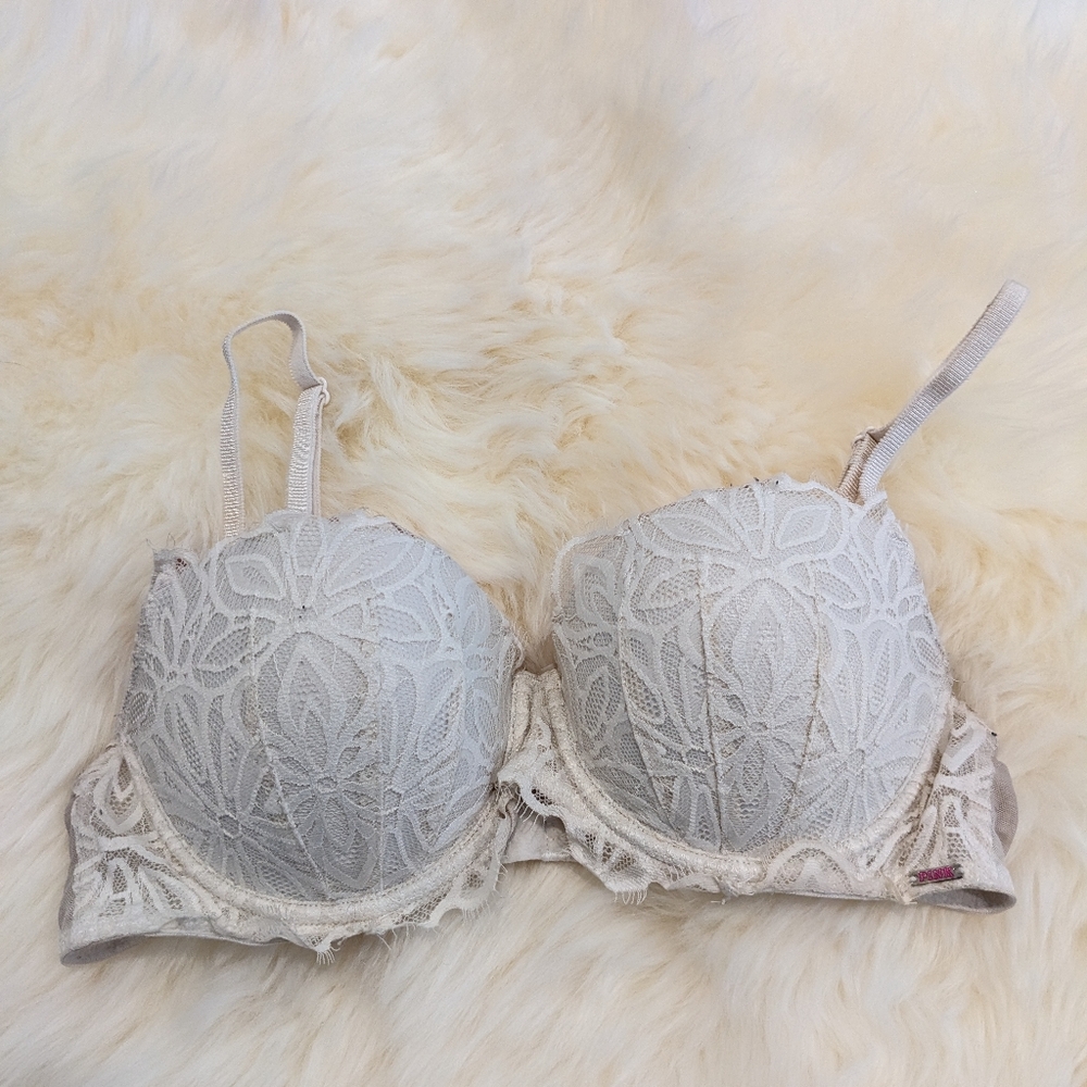 PINK Victoria's Secret Lace Push Up Bra